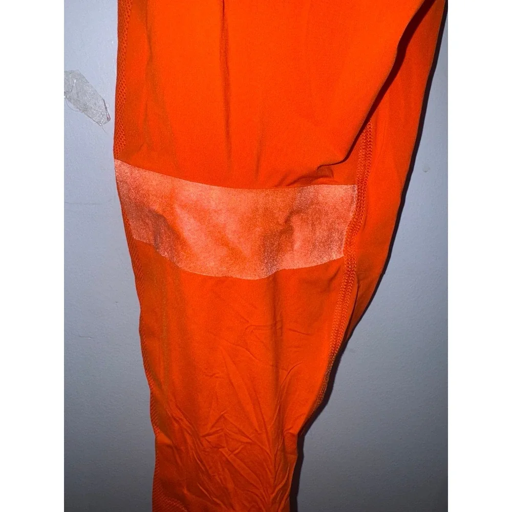 Stella McCartney Adidas Adizero lightweight orange‎ running leggings medium